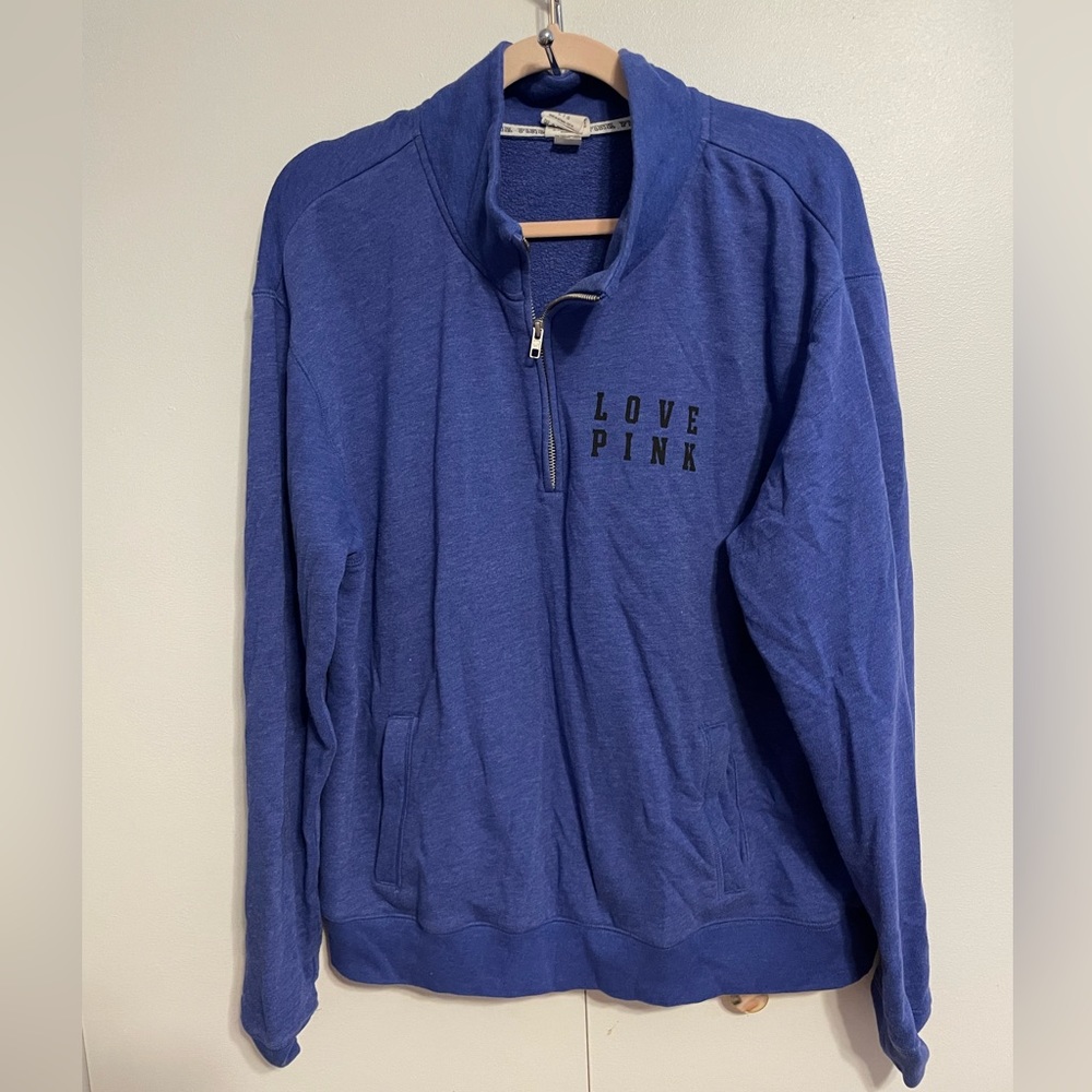 Victoria’s Secret Pink quarter zip sweatshirt